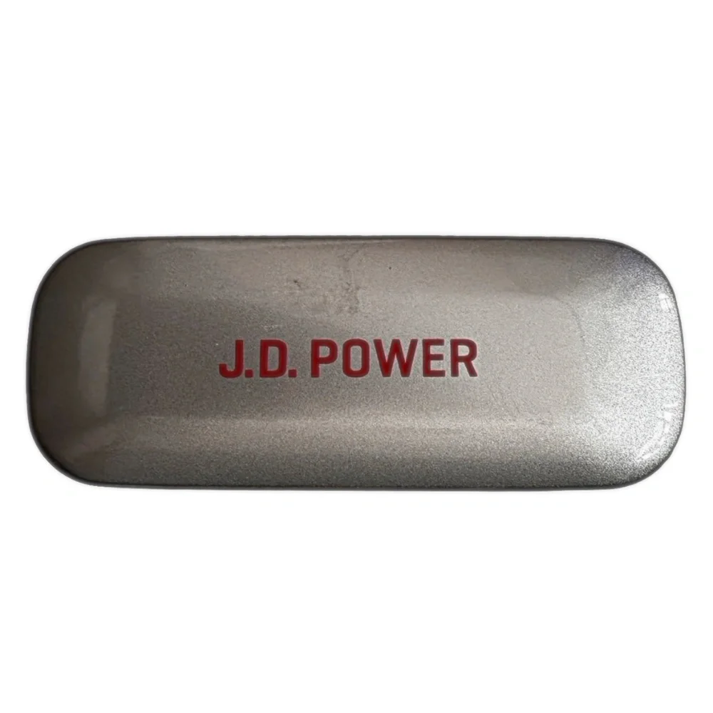 J.D. POWER Gift Set Pen / Tire Pressure Gauge & Flashlight w/ Hard Silver Case